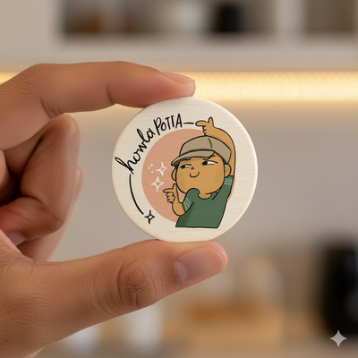 Howla Potta- Badge, Fridge Magnet or Opener