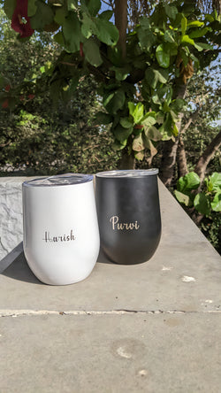 Personalized Travel Mugs Set