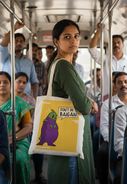 Don't be a Baigan- Tote Bag