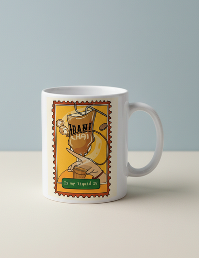 Irani Chai White Mug